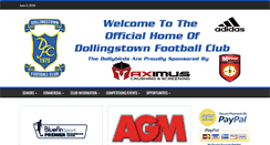 Desktop Screenshot of dollingstownfc.com
